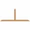 Ekena Millwork Portland Timber Gable Bracket, Western Red Cedar, 72"W x 30"H x 3 1/2"D x 3 1/2"F, 10/12 Pitch GBW072X30X0404POR00SWR - alternate 1